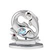 Crystocraft Zodiac - Pisces - Silver
