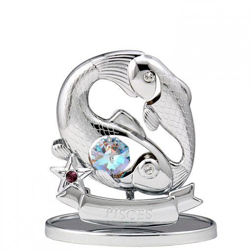 Crystocraft Zodiac - Pisces - Silver | The Blue Budha