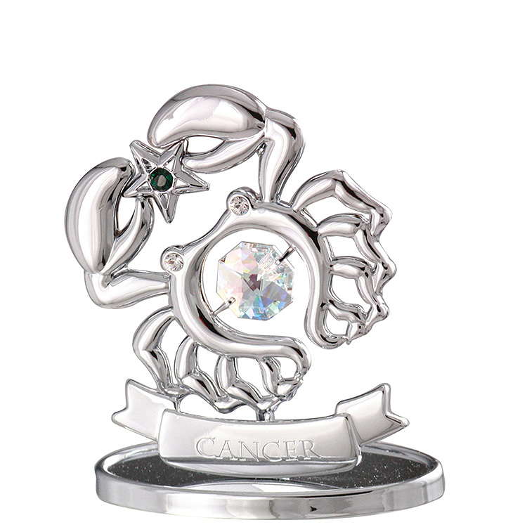 Crystocraft Zodiac - Cancer - Silver