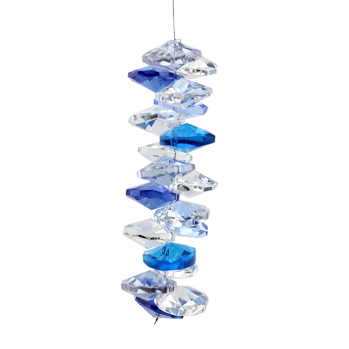 Crystal Cascade Suncatcher - Blue