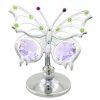 Crystocraft Mini Angelwing Butterfly - Silver