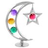 Crystocraft Moon and Star - Silver