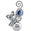 Crystocraft Cat Paper Weight - Silver