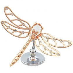 Crystocraft Dragonfly - Rose Gold