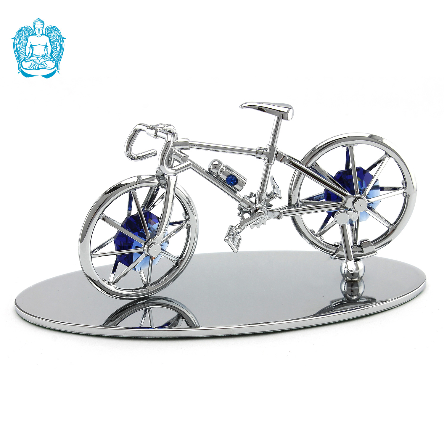 Crystocraft Bicycle - Silver/Blue