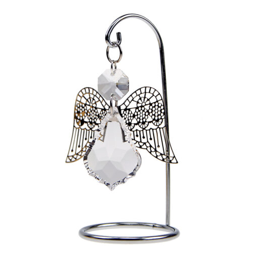 Crystal Angel on Stand | The Blue Budha