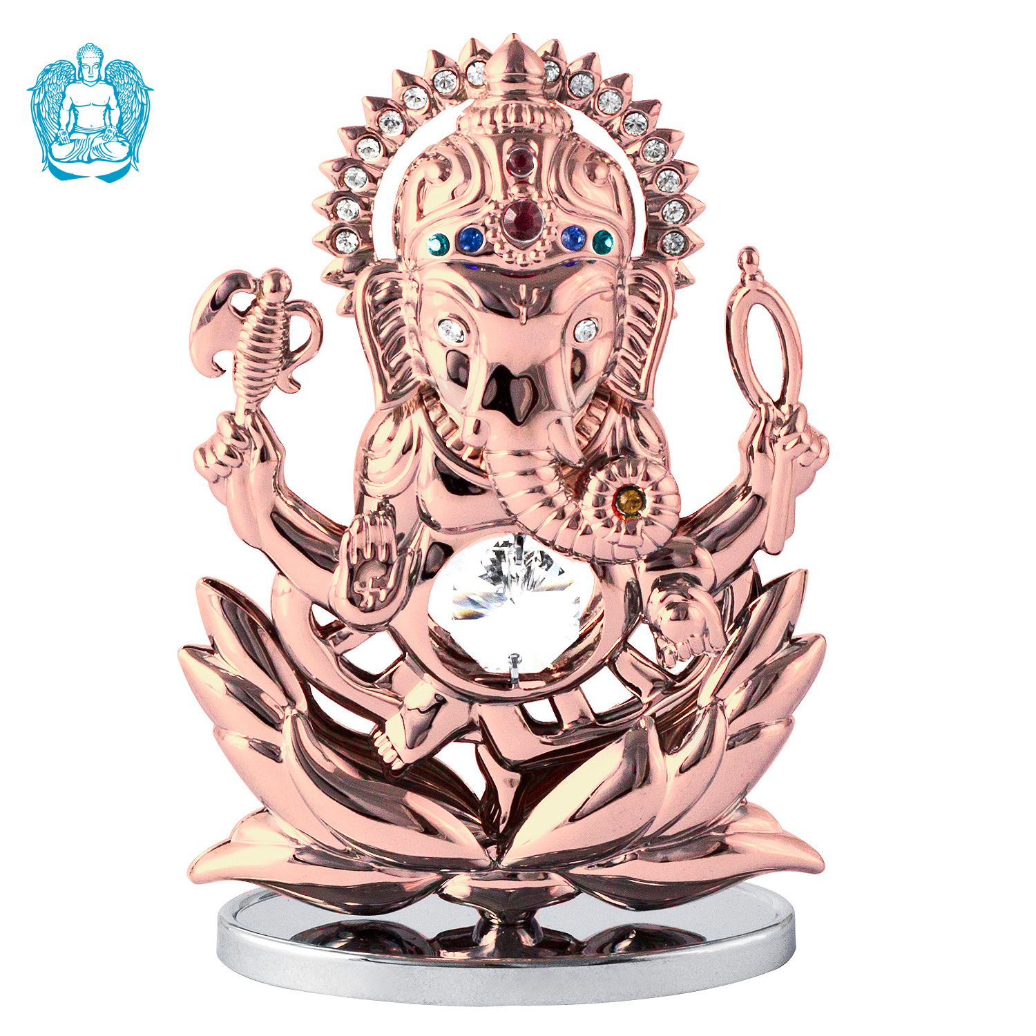 Crystocraft Ganesha - Rose Gold