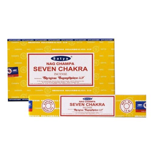 Sayta Seven Chakra Incense Sticks packet