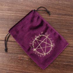 Green Witch Pentagram Tarot Bag