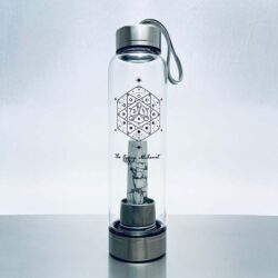 The Gypsy Alchemist – White Howlite Crystal Water Bottle