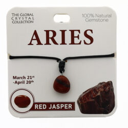 Aries Red Jasper Necklace The Blue Budha
