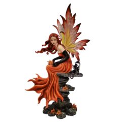 Autumn Fairy with Dragon Figurine 60cm