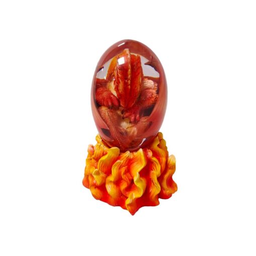 Fire Element Dragon Egg with Stand 10.5cm