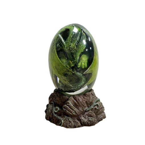 EARTH ELEMENT DRAGON EGG WITH STAND